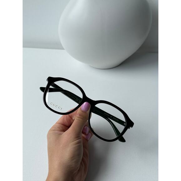 NEW Gucci GG0932OA Black Round Unisex Eyeglasses Frames - Picture 8 of 11